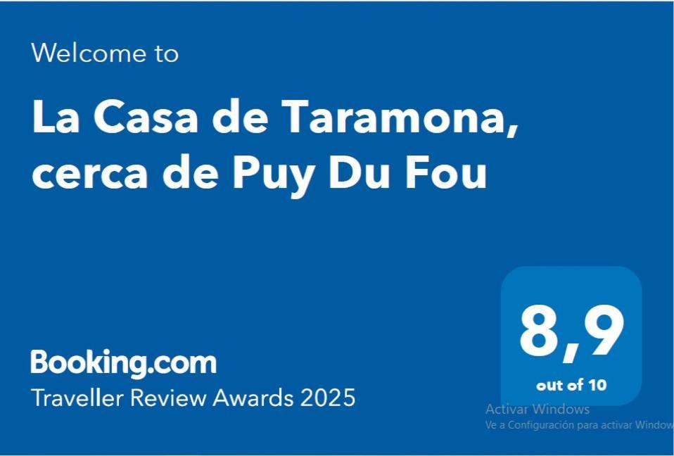 Вилла La Casa De Taramona, Cerca De Puy Du Fou Барсьенсе Экстерьер фото